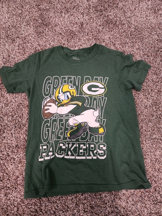 Disney Other - Disney Green and Yellow Packers Graphic Kids Tee